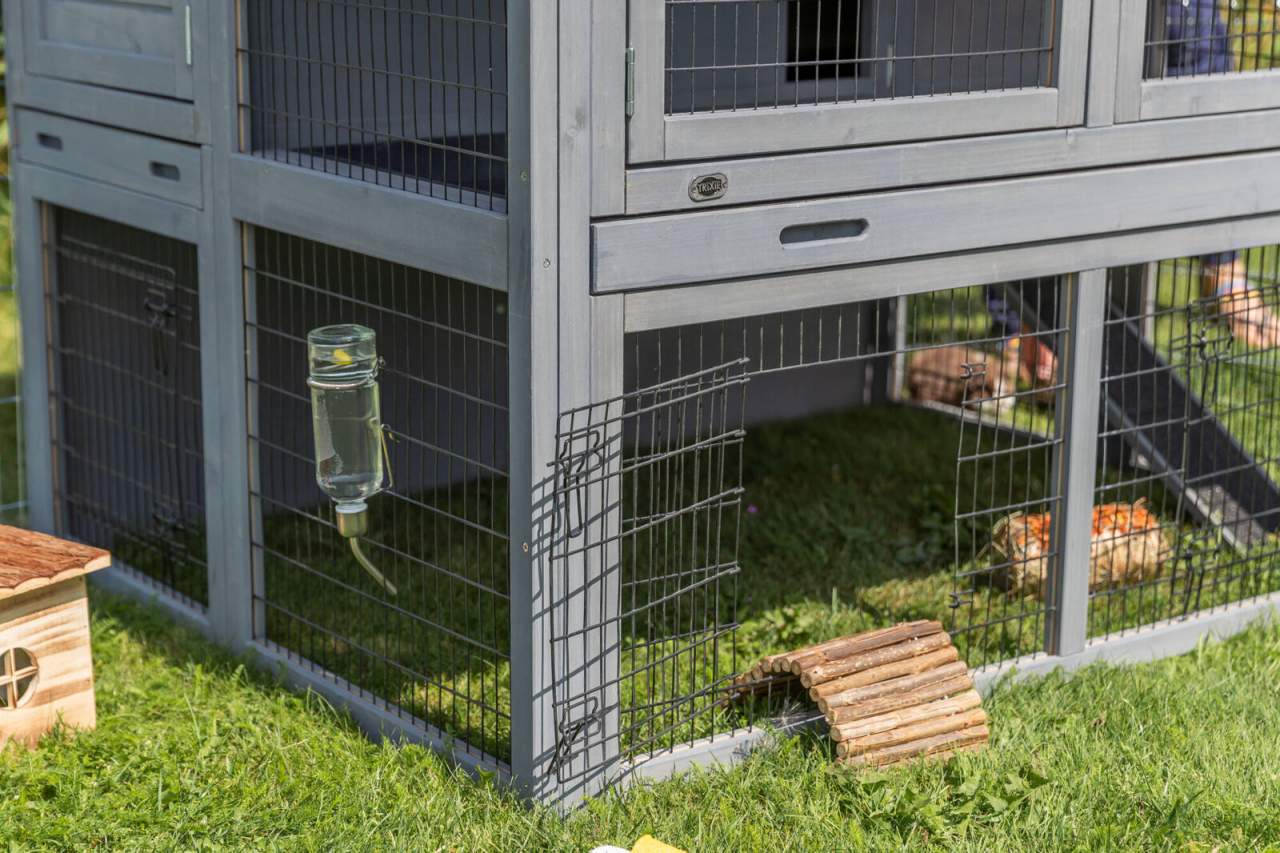 Kleintierstall XL mit Freilaufgehege